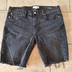 Madewell‎ Black  Jean Shorts size 36